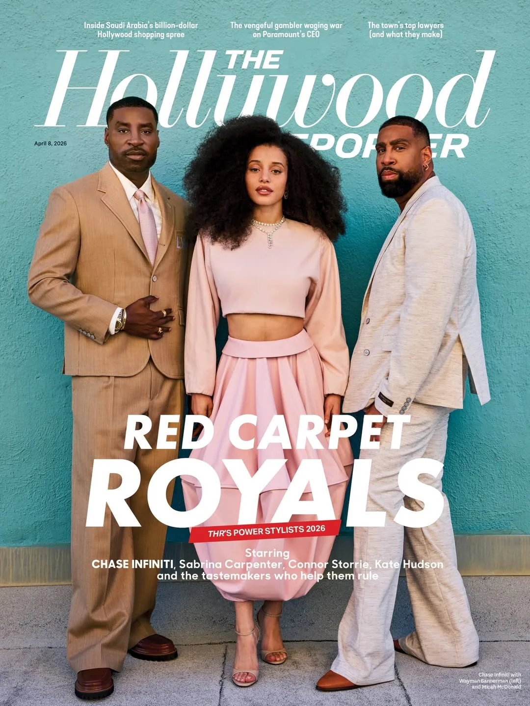 Chase Infiniti featured in The Hollywood Reporter editorial